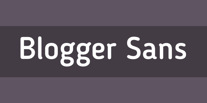 Blogger Sans Font Free By Firstsiteguide Font Squirrel