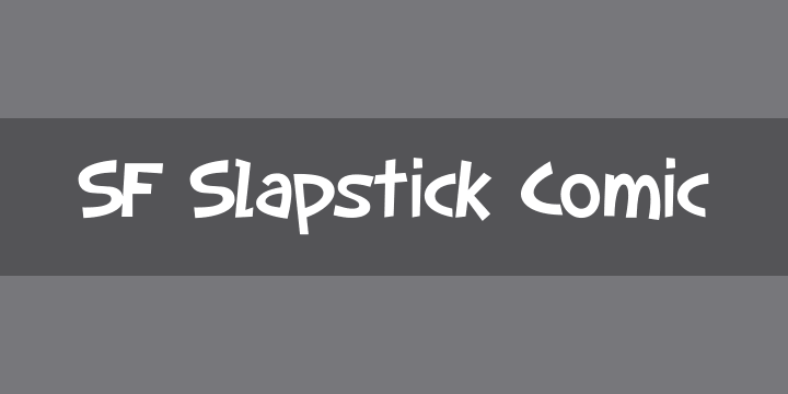 Sf Slapstick Comic Font Zillion