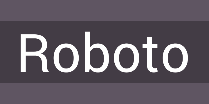 Install roboto font windows