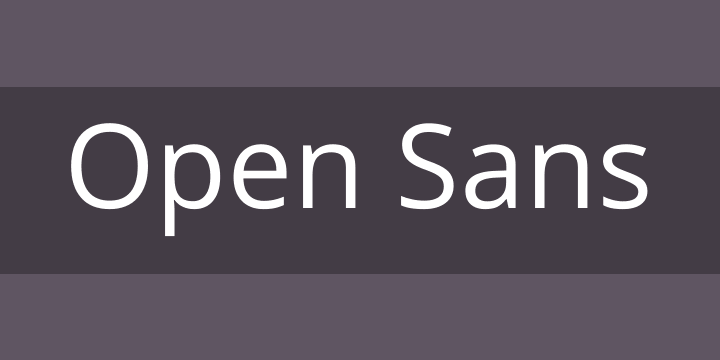 free font open sans bold