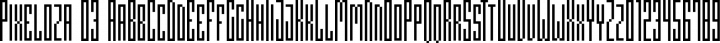 Pixeloza 03 Regular free font