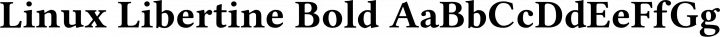 Linux Libertine Bold free font