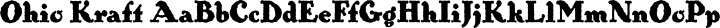 Ohio Kraft Regular free font