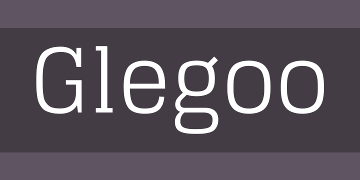 font glegoo